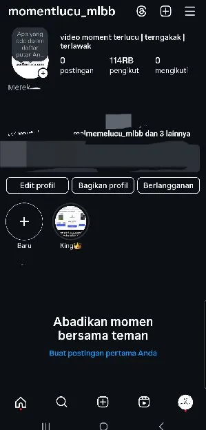 Jual akun instagram