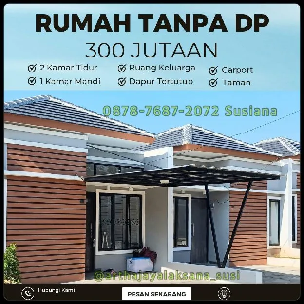RUMAH DIJUAL GRAND ARTHA MULYA DEKAT STASIUN CISAUK TOL SERBARAJA BSD