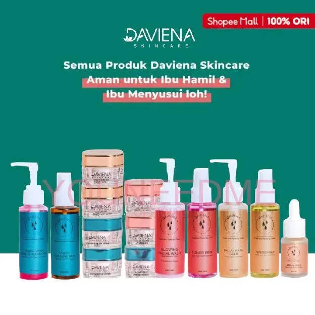 DAVIENA SKINCARE GLOWING SERIES - ACNE SERIES - GOLD SERIES