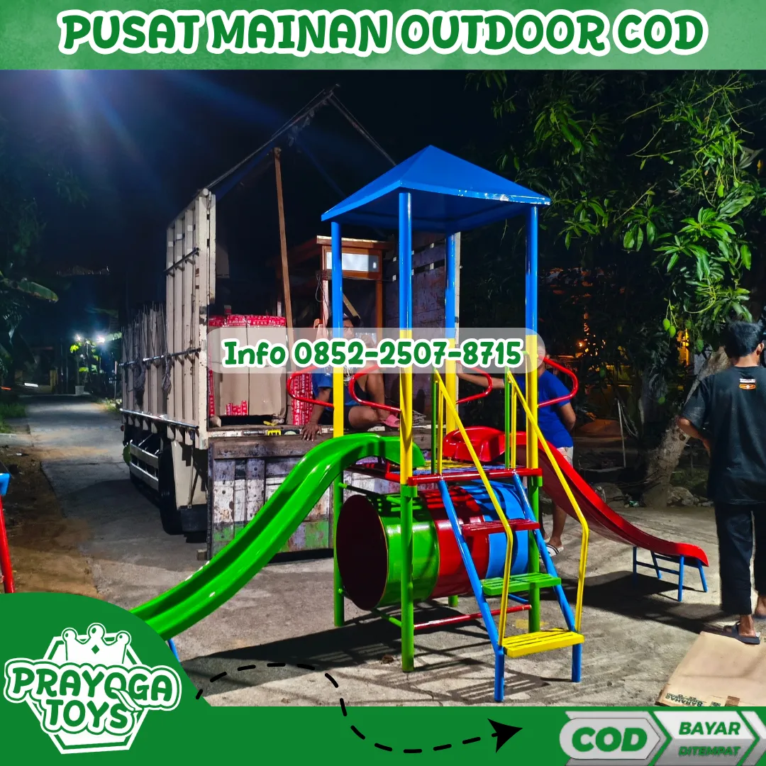 Contoh Ayunan Besi Holo Dan jungkat jungkit Kec Depok Cirebon