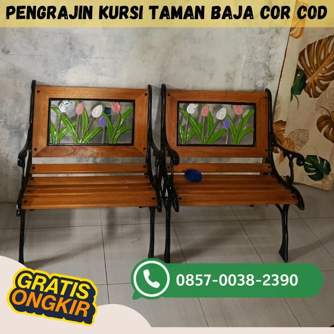 Hub 0857x 0038-2390 Termurah Bangku Taman Minimalis Furniture Besi Custom Kec Sukodadi Lamongan