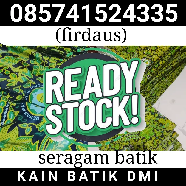 Seragam Batik DMI Banten Karangmalang Raudhah batik Pekalongan