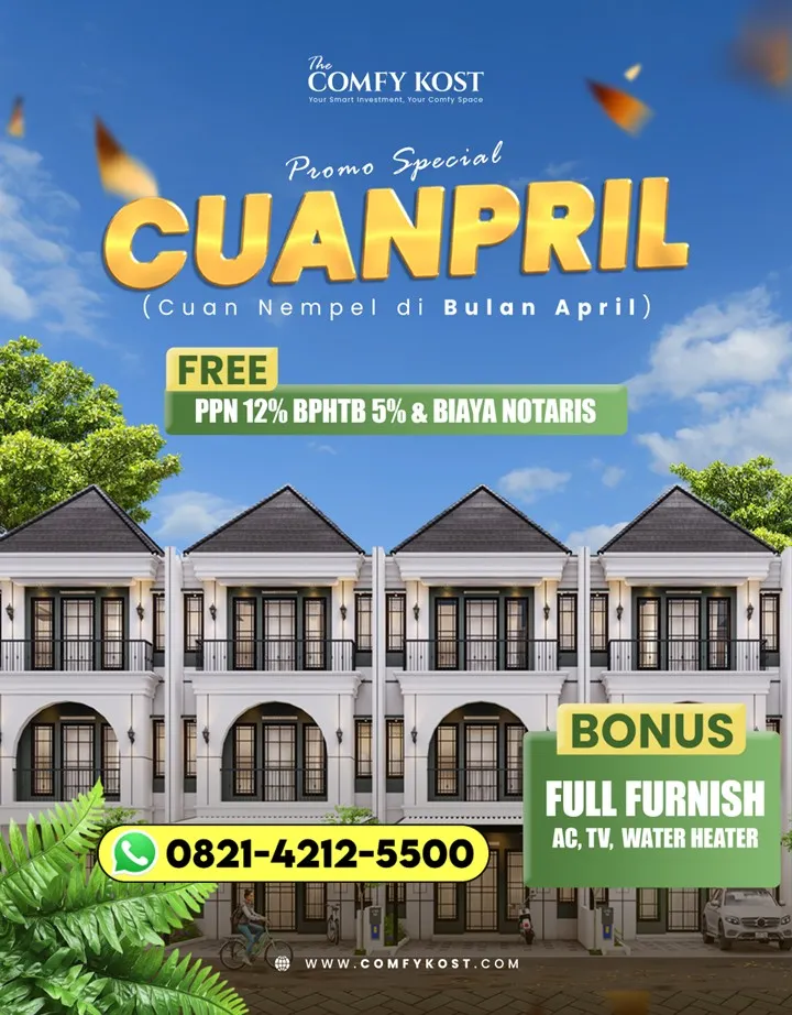 Investasi Properti Jual Rumah Kos Cocok Buat Penghasilan Pasif