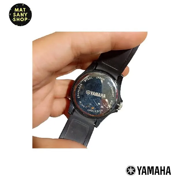 Jam Tangan Analog Vintage Official Merchandise Yamaha Jadul Lawas