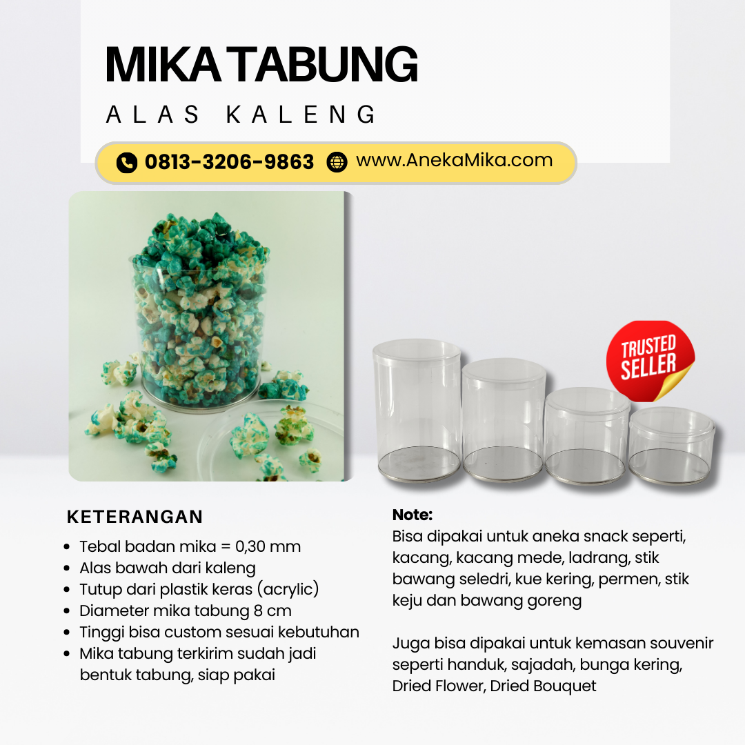Grosir Mika Berbentuk Tabung Surabaya