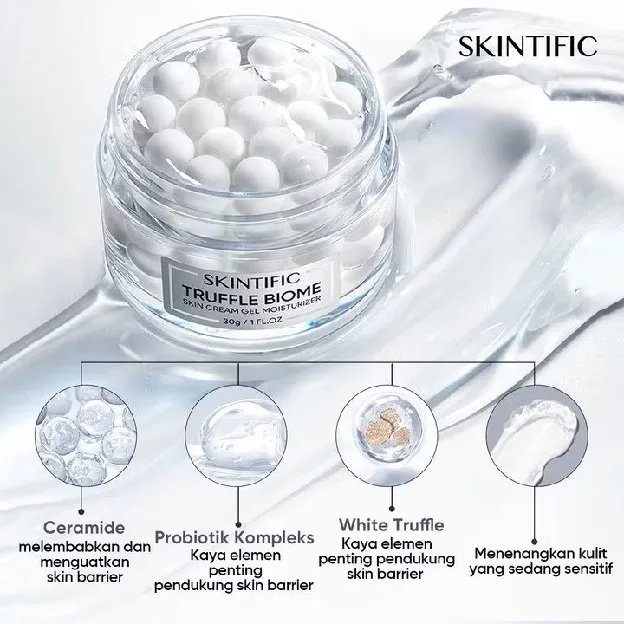 SKINTIFIC MOISTURIZER COLLECTION MSH Niacinamide Brightening Moisturizer Gel - 5X Ceramide Barrier