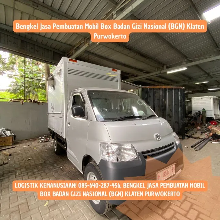 Solusi Bangsa, Bengkel Jasa Pembuatan Mobil Box Badan Gizi Nasional (BGN) Klaten Purwokerto