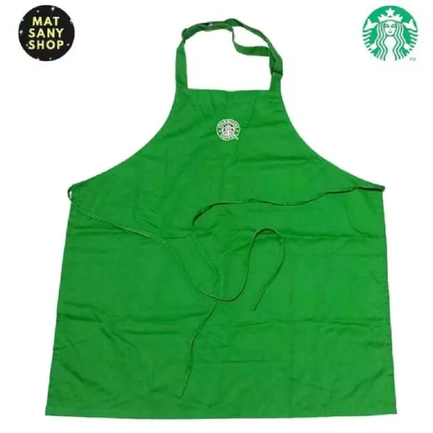 Celemek Green Apron Starbucks Coffee Indonesia Original