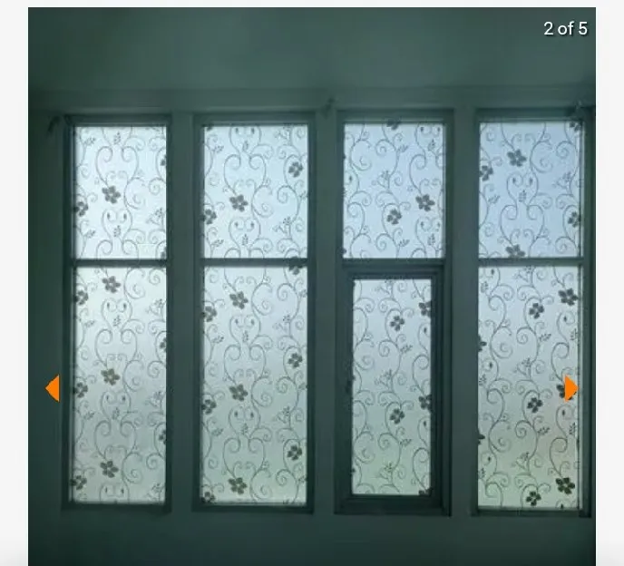 sticker sandblast kaca rumah cibubur