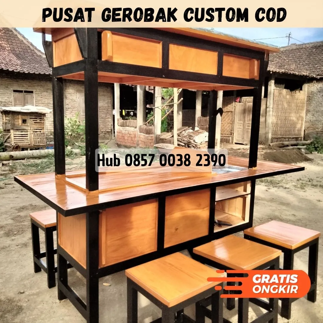 Tukang Gerobak Es Kekinian Rawalumbu kota Bekasi Free Ongkir COD