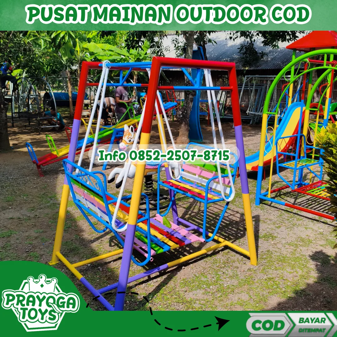 Contoh Ayunan Besi Holo Dan jungkat jungkit Kec Taman Kota Madiun