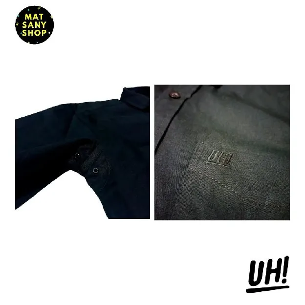 Kemeja Lengan Panjang Kasual Streetwear UH United Hart
