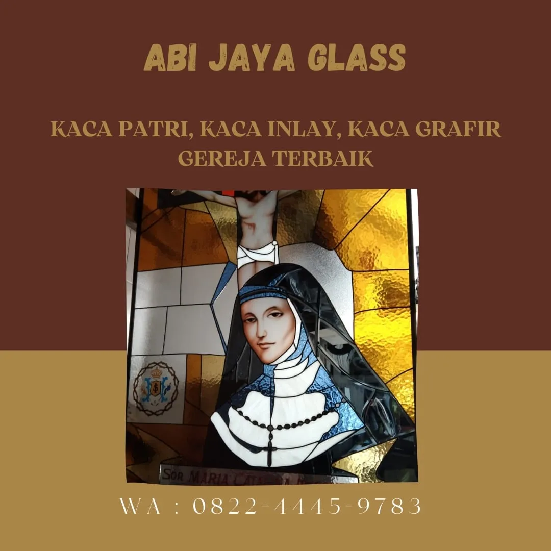 PESAN, Kaca Patri Grafir Inlay Gereja Manggarai Timur