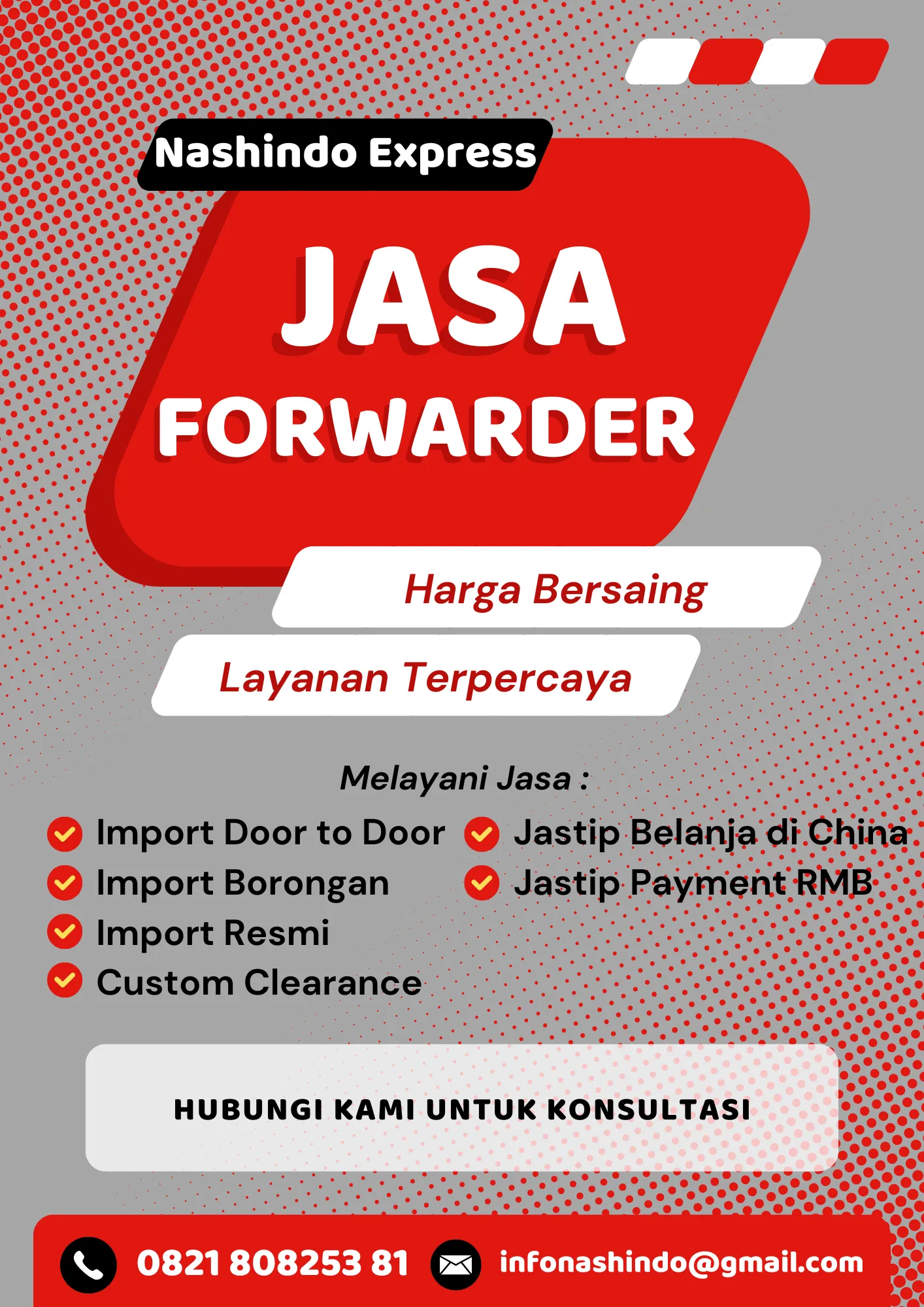 Jasa Forwarder - Jasa Import Sparepart dari India Ke Indonesia - Jasa Door to Door By Air & Sea