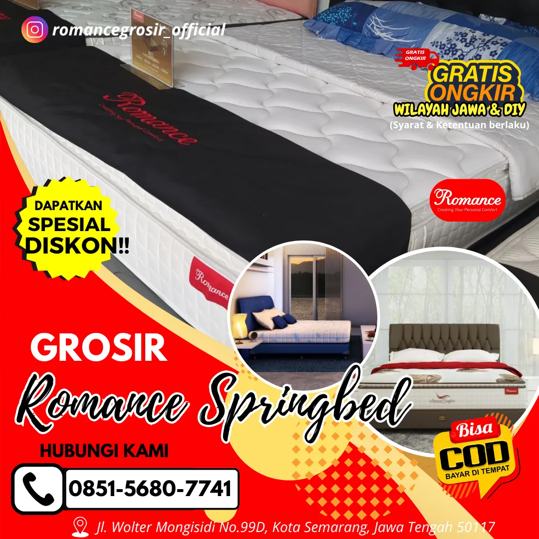 Toko Springbed Semarang TERDEKAT  - Springbed Romance