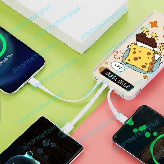 Powerbank 50000mAh 4 Kabel Fast Charging Digital Display