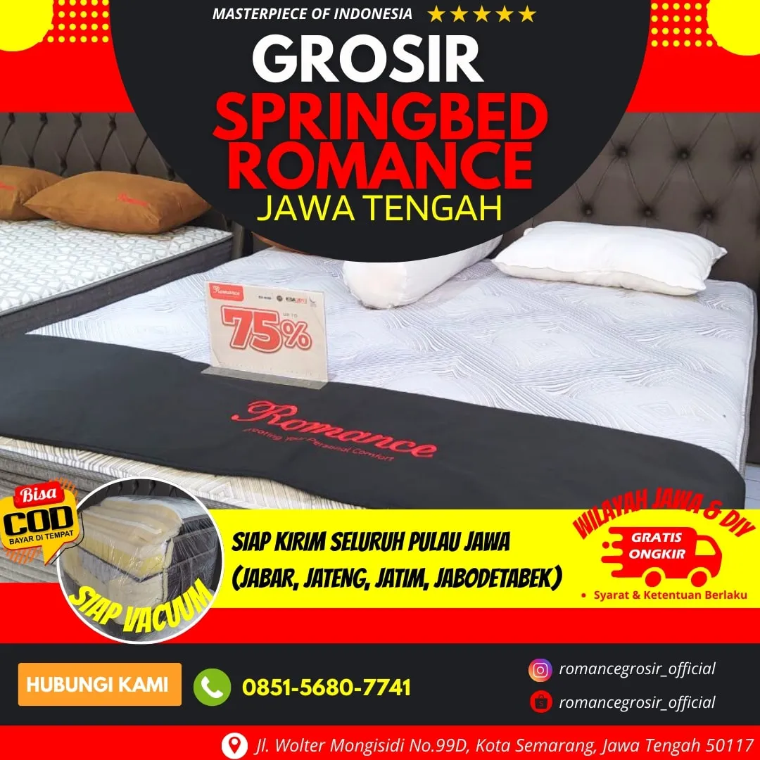 Toko Springbed Terdekat di Semarang Springbed Romance