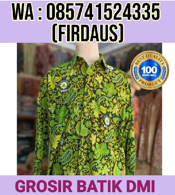 Produsen Baju batik DMI Kapuas Soppeng Raudhah Batik Pekalongan