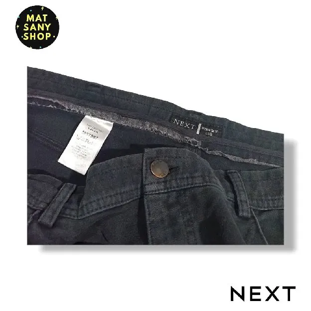 Celana Panjang Formal Kasual Polos Next Hitam Vintage Kerja