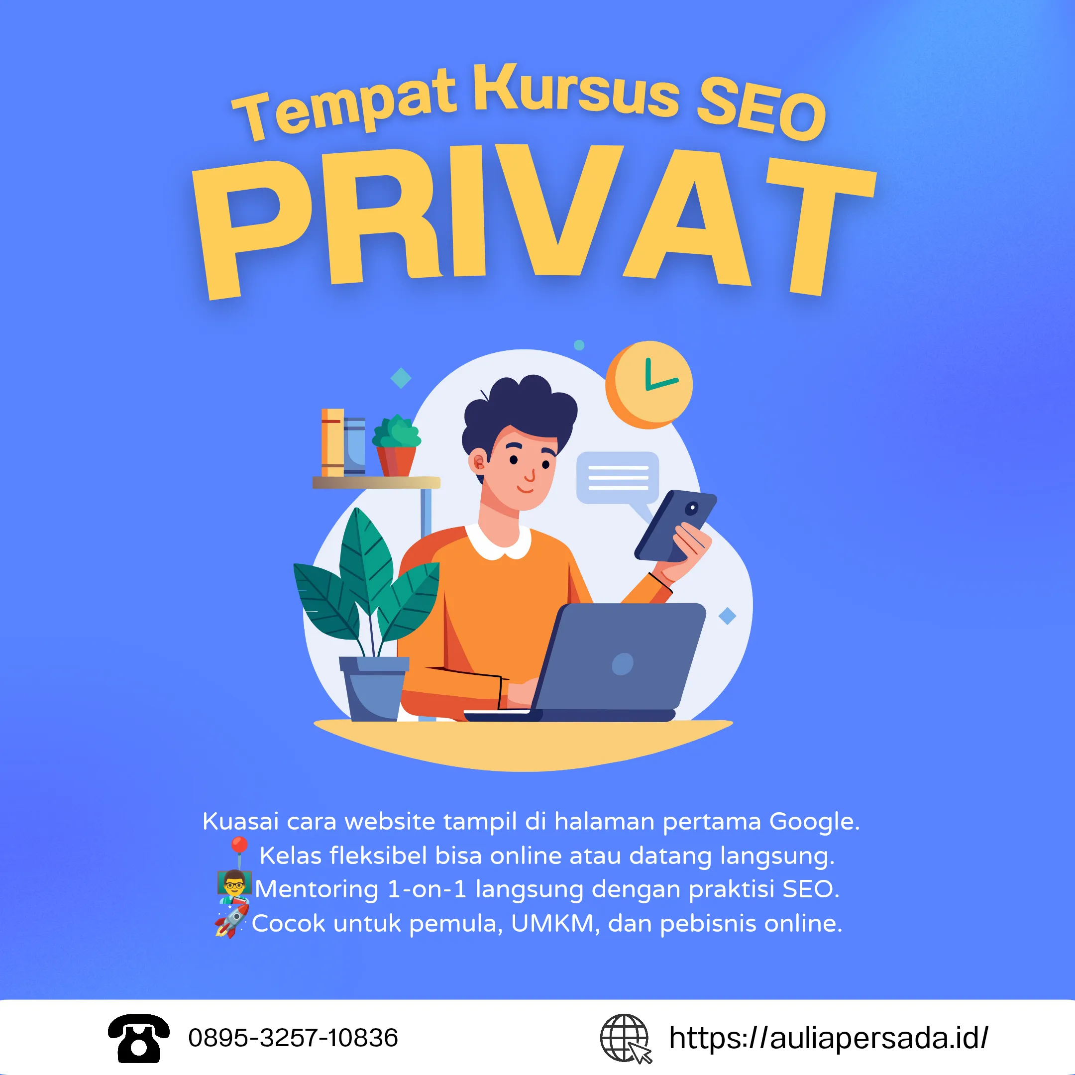 Privat SEO Tempat Kursus seo private Semarang
