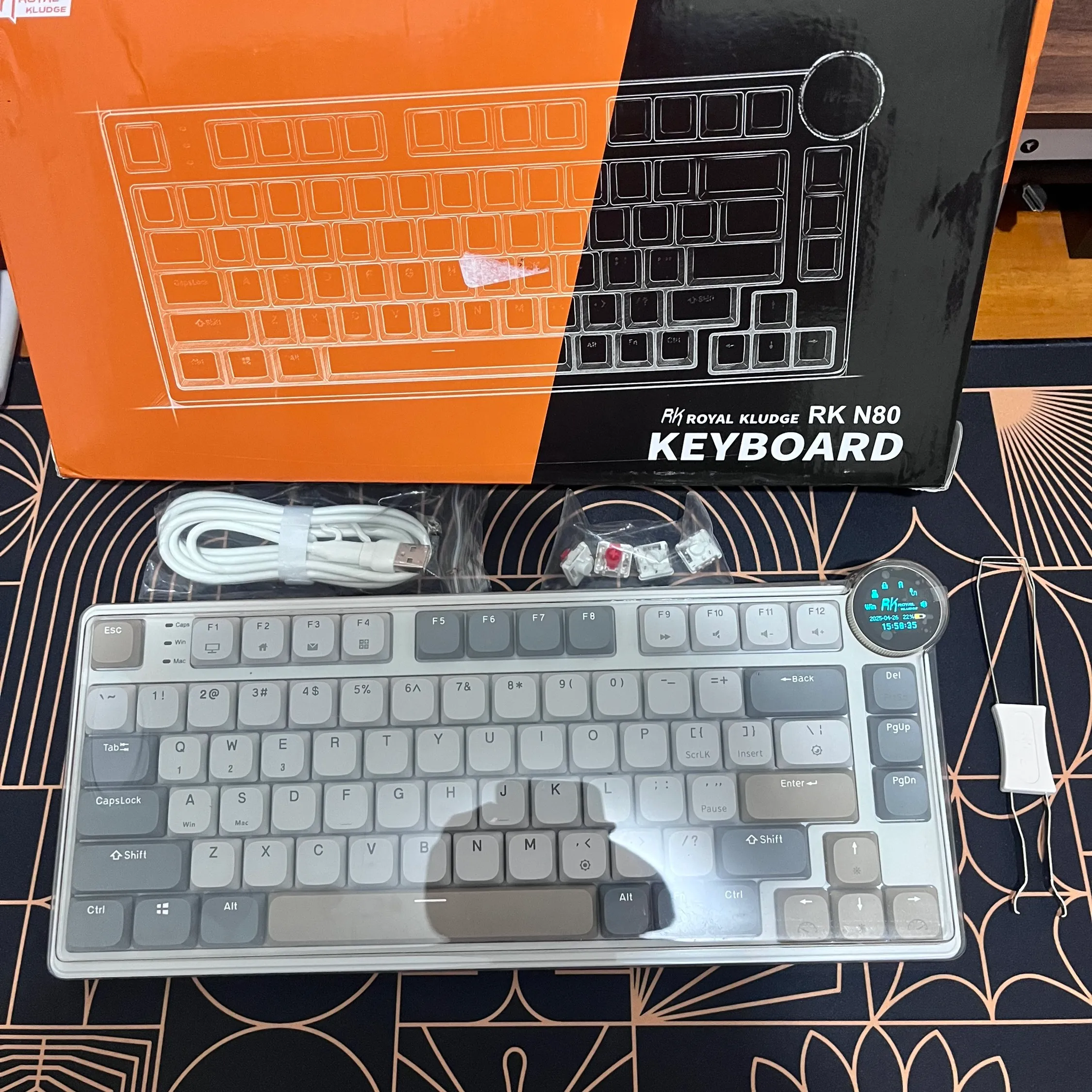 Royal kludge n80 low profile mechanical keyboard