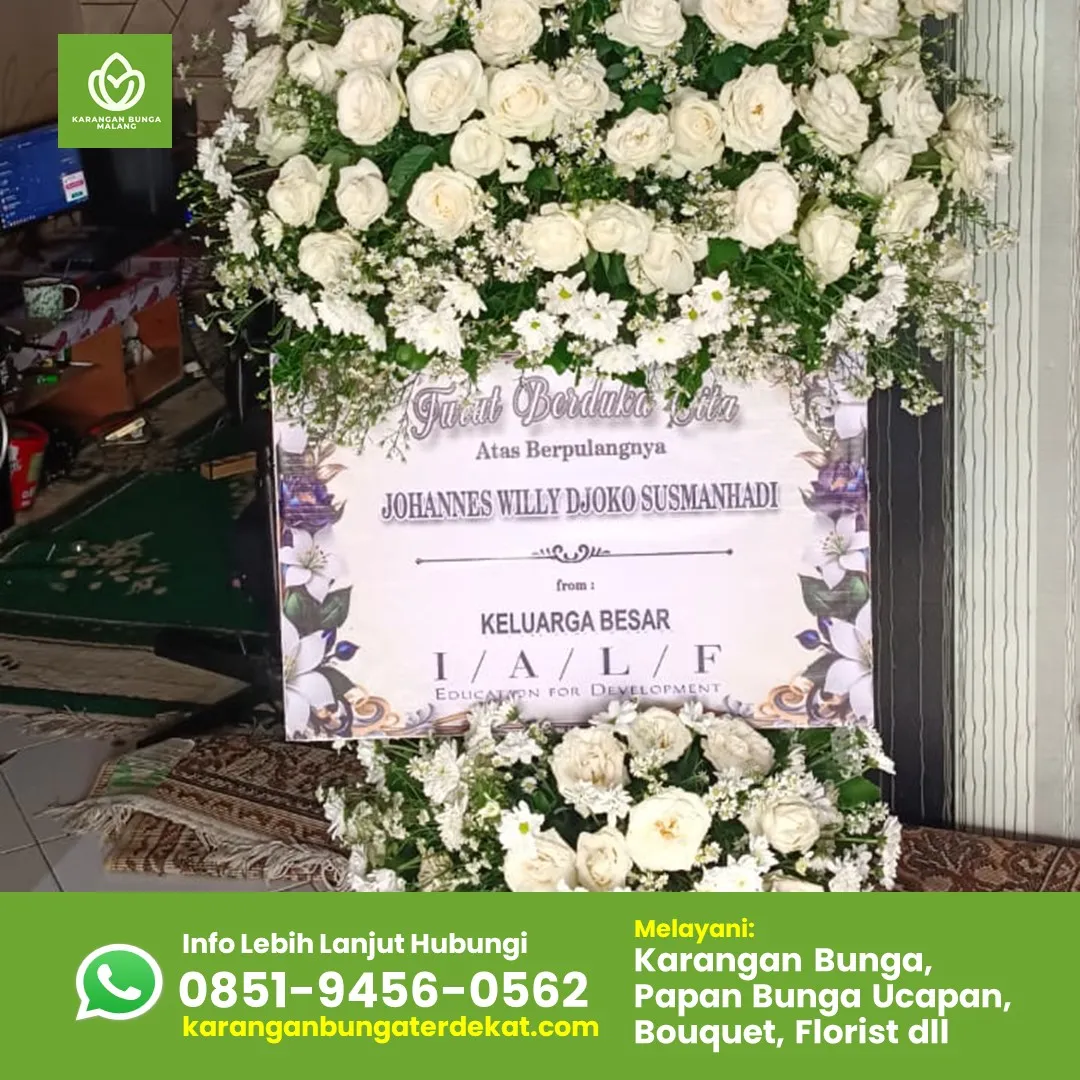 Jual Karangan Bunga Duka Cita Malang