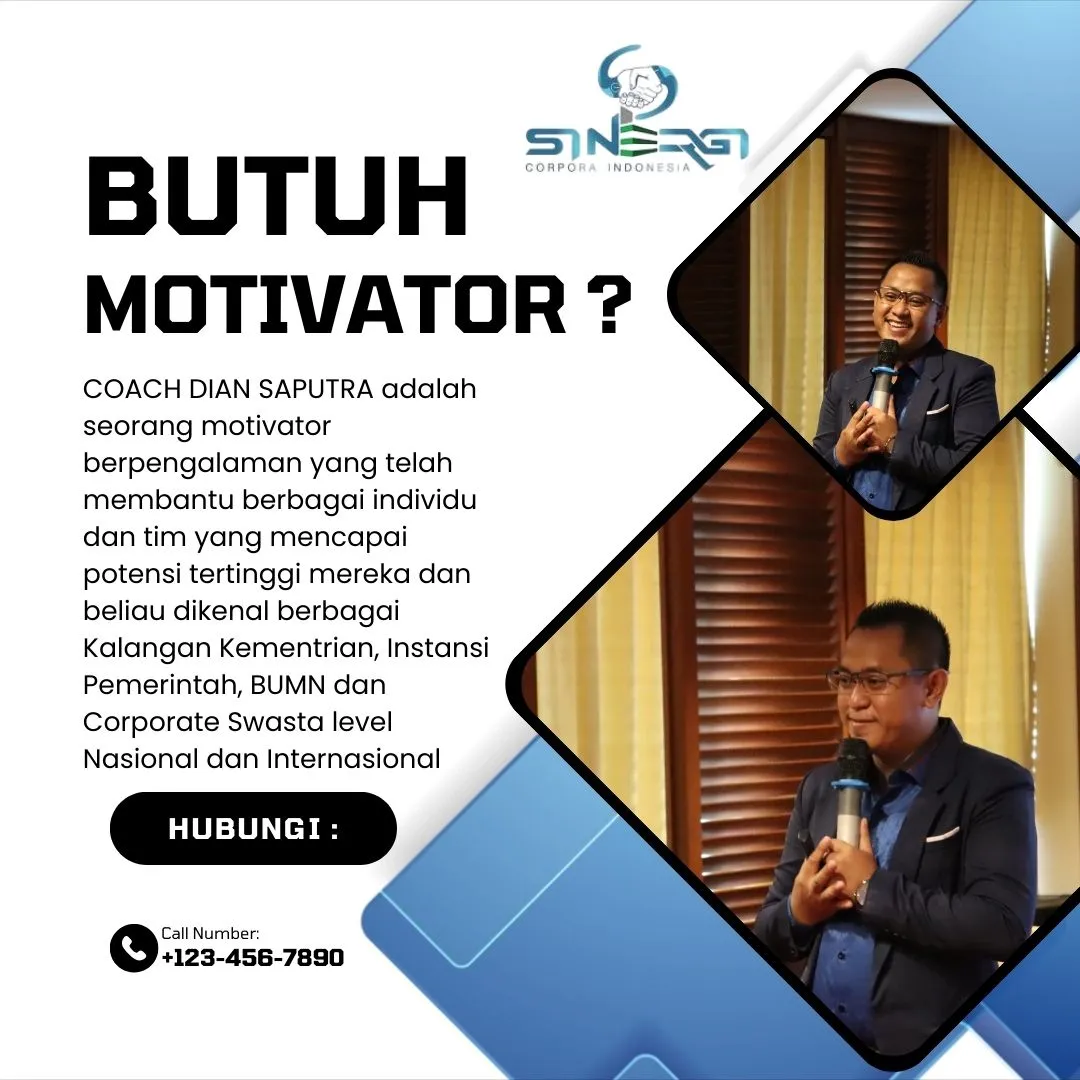 Jasa Training Motivasi Perusahaan Bontang , Terpercaya & Solutif,Dian Saputra