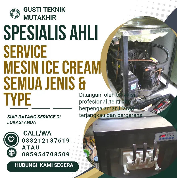 SERVICE MESIN ICE CREAM DIGITAL