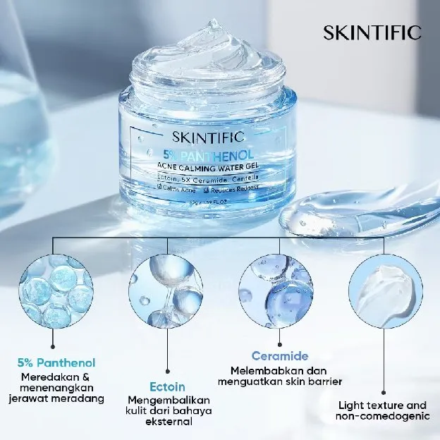 SKINTIFIC MOISTURIZER COLLECTION MSH Niacinamide Brightening Moisturizer Gel - 5X Ceramide Barrier