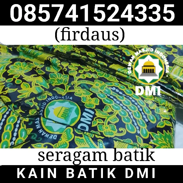 Seragam Batik DMI Tarakan Sewon Raudhah batik Pekalongan