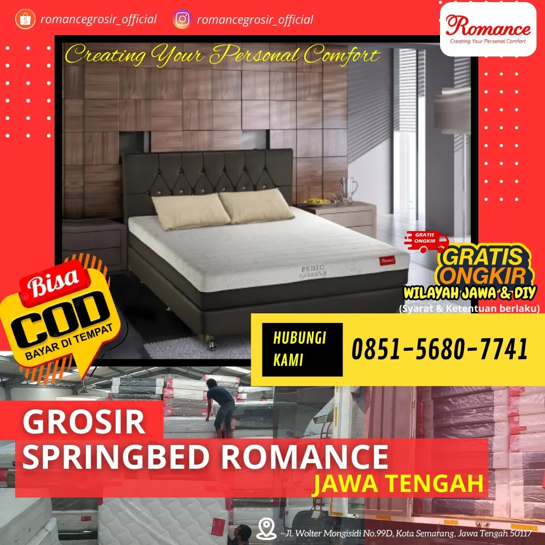 Toko Springbed Terdekat di Semarang Springbed Romance