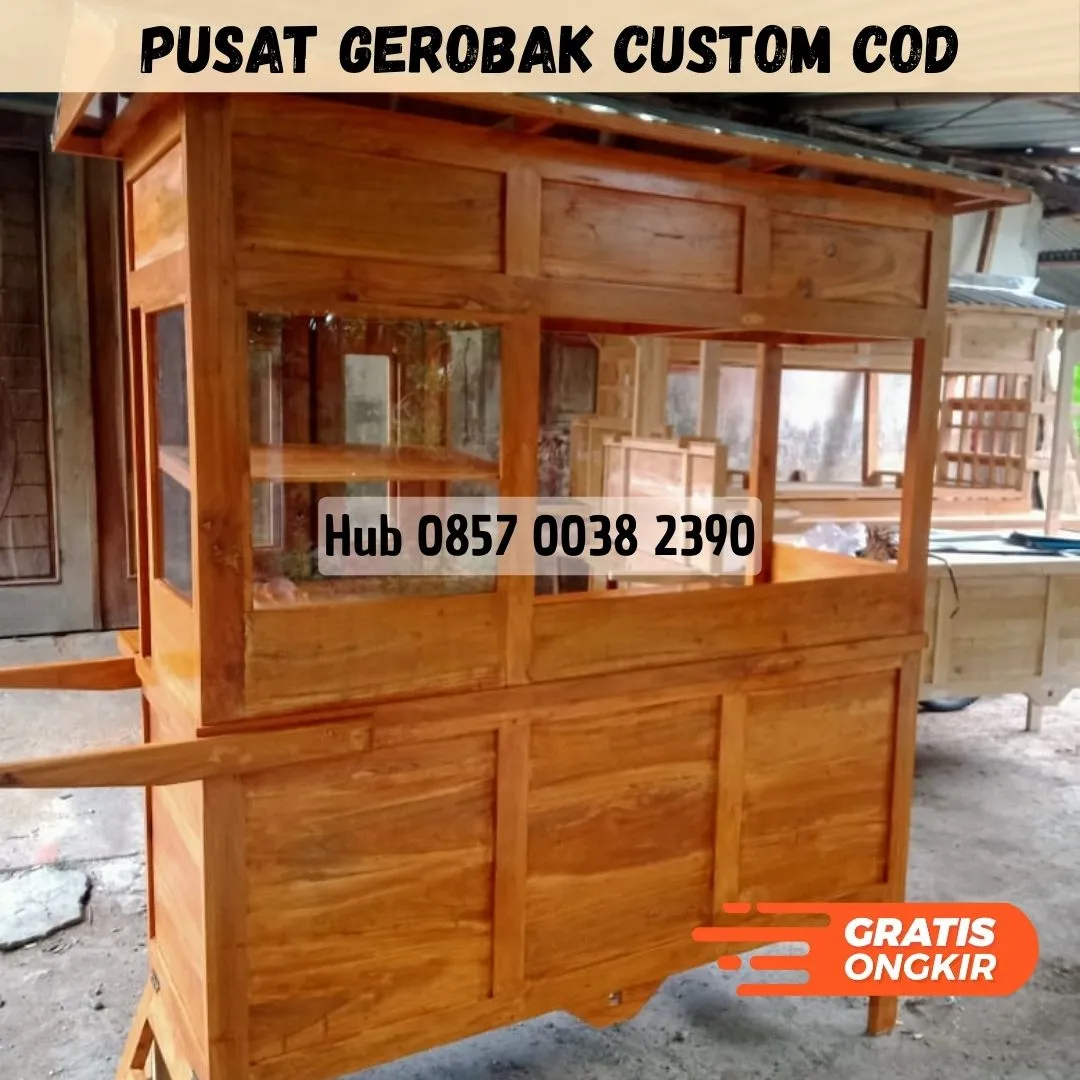 Tukang Gerobak Angkringan Cikole Kota Sukabumi Free Ongkir COD