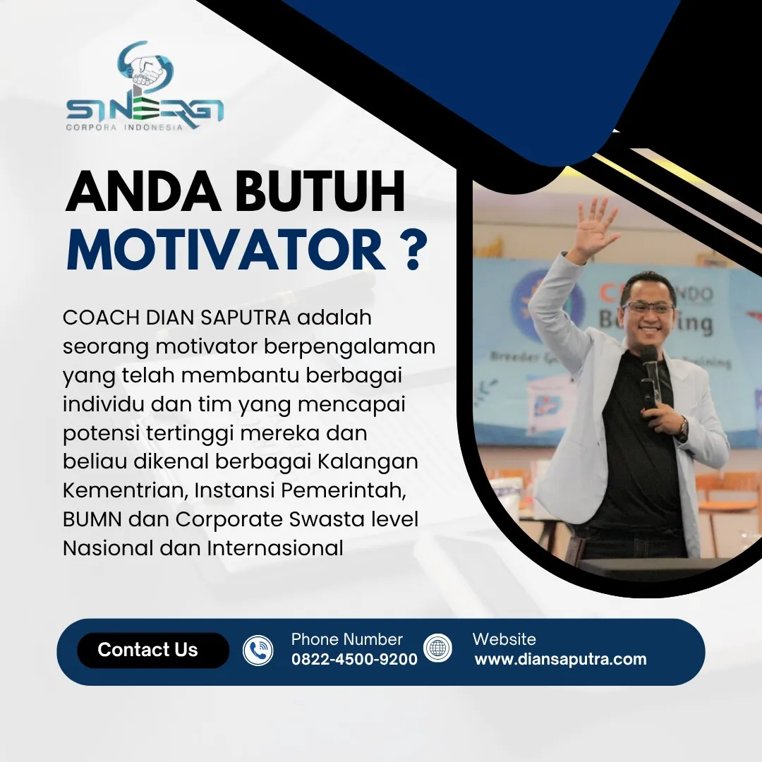 konsultan leadership Banjarmasin, Terpercaya & Solutif, Dian Saputra