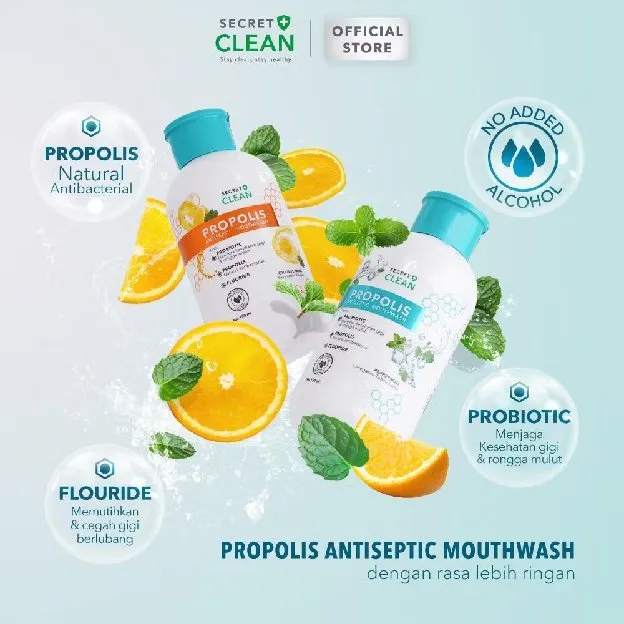 Secret Clean Paket Propolis Antiseptic Mouthwash