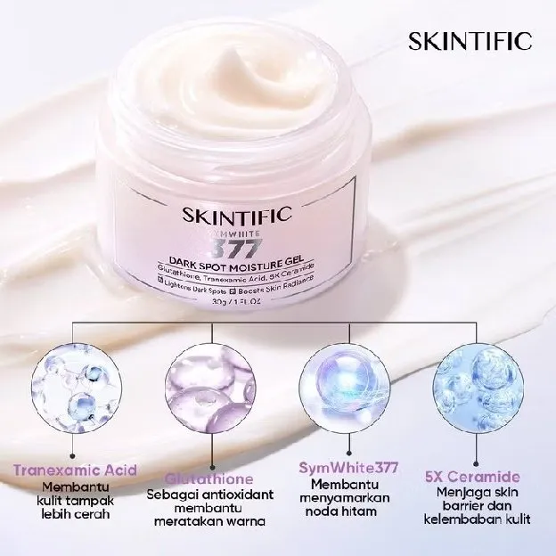 SKINTIFIC MOISTURIZER COLLECTION MSH Niacinamide Brightening Moisturizer Gel - 5X Ceramide Barrier