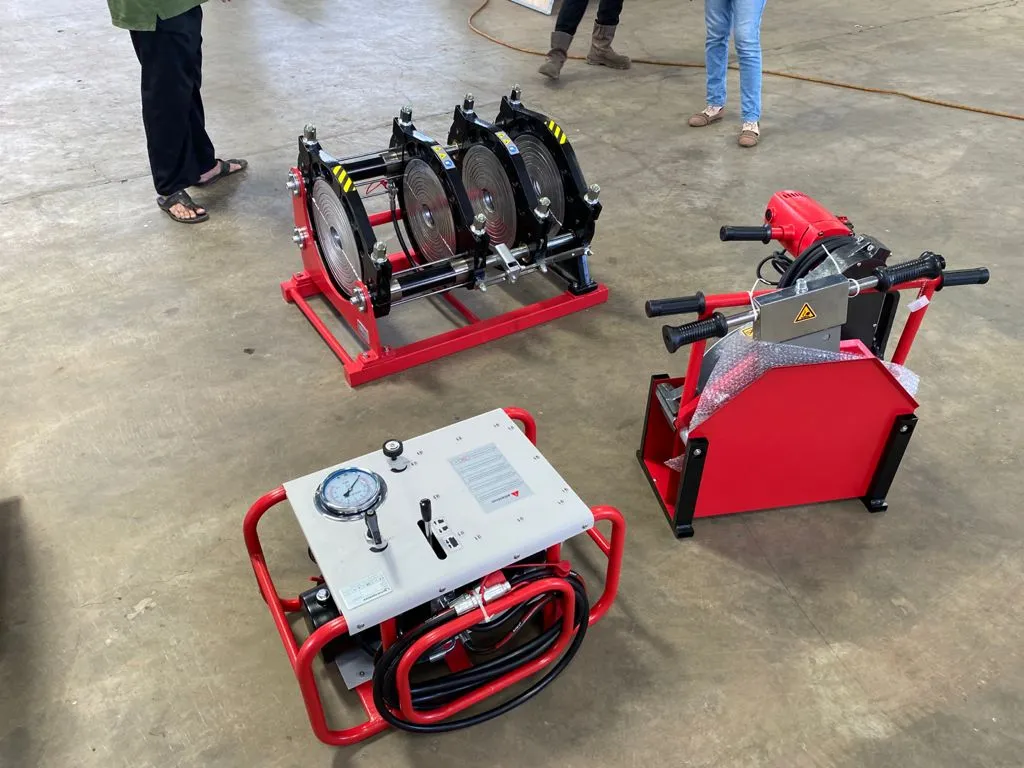 Distributor Mesin Las Pipa HDPE Type SHD 200 Hydraulic Ukuran Pipa 8 inch