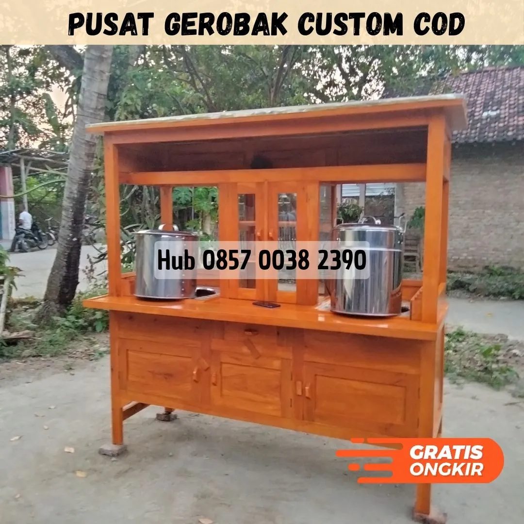 Pusat Gerobak Bubur Ayam Warudoyong Kota Sukabumi Free Ongkir COD