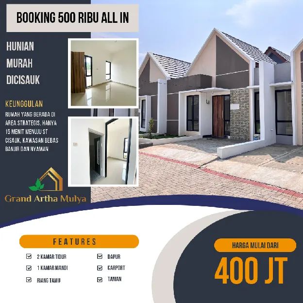 RUMAH MURAH DAN BANYAK PROMO DI KAWASAN CISASU