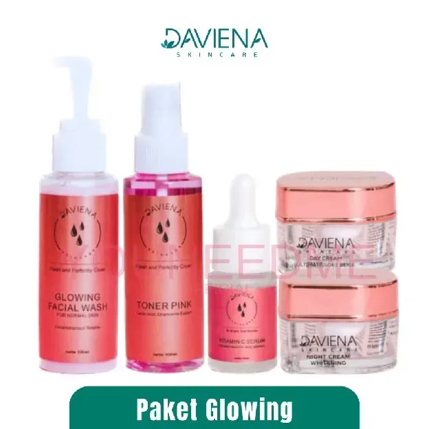 DAVIENA SKINCARE GLOWING SERIES - ACNE SERIES - GOLD SERIES