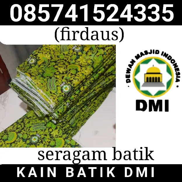 Baju Batik DMI Nunukan Makassar Raudhah batik Pekalongan