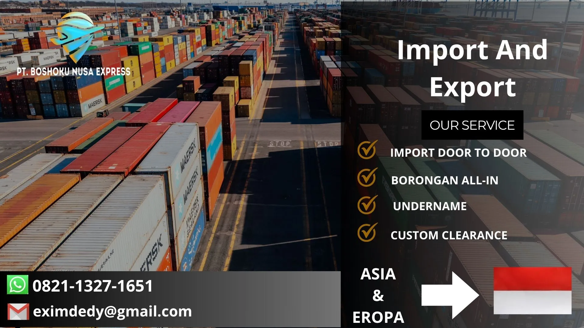 JASA IMPORT DARI MALAYSIA KE JAKARTA