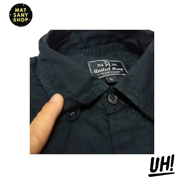 Kemeja Lengan Panjang Kasual Streetwear UH United Hart