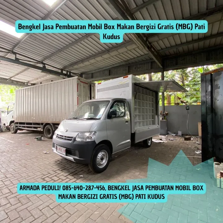 Revolusi Gizi, Karoseri Pembuatan Box Maksi MBG Makan Bergizi Gratis Banjarnegara Banyumas Batang