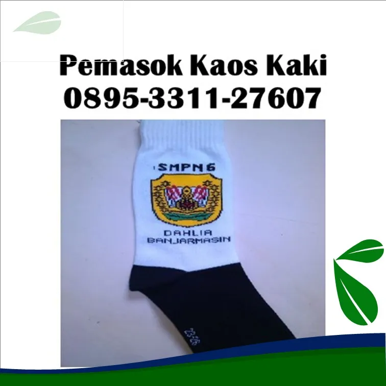 Kaos Kaki Pendek Dijual Kaos Kaki Logo Sekolah untuk SMP Dan MTS Lumajang Jawa Timur