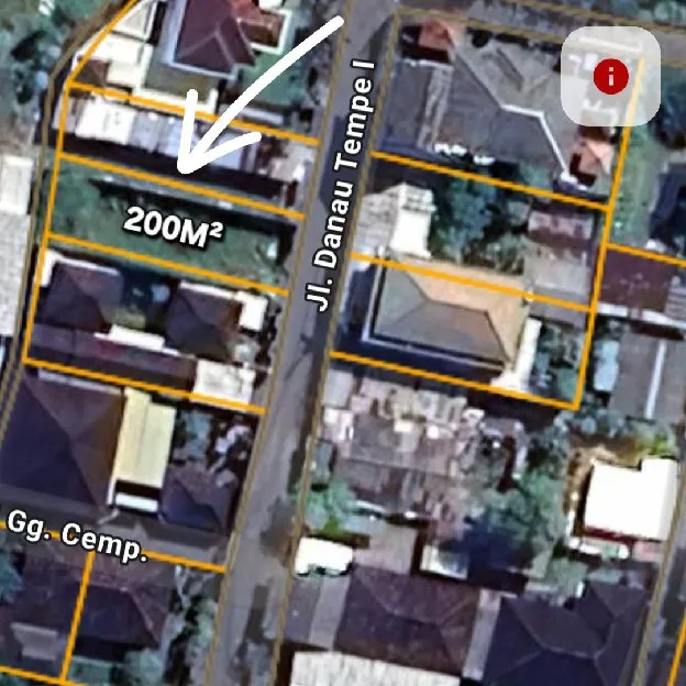 Dijual 2 are, Jl. Danau Tempe I Sanur Kauh Bypass Ngurah Rai Denpasar