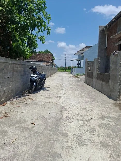 Jual Rumah Proses Finishing di Madurejo Prambanan Sleman Yogyakarta Akses Truk masuk