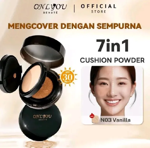 Onlyou flawless fushion cushion powder