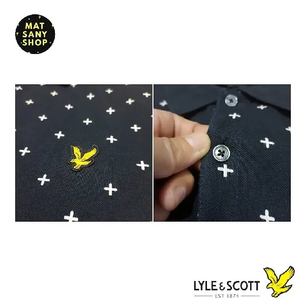 Kemeja Kaos Lengan Pendek Polo Shirt Lyle and Scott Vintage