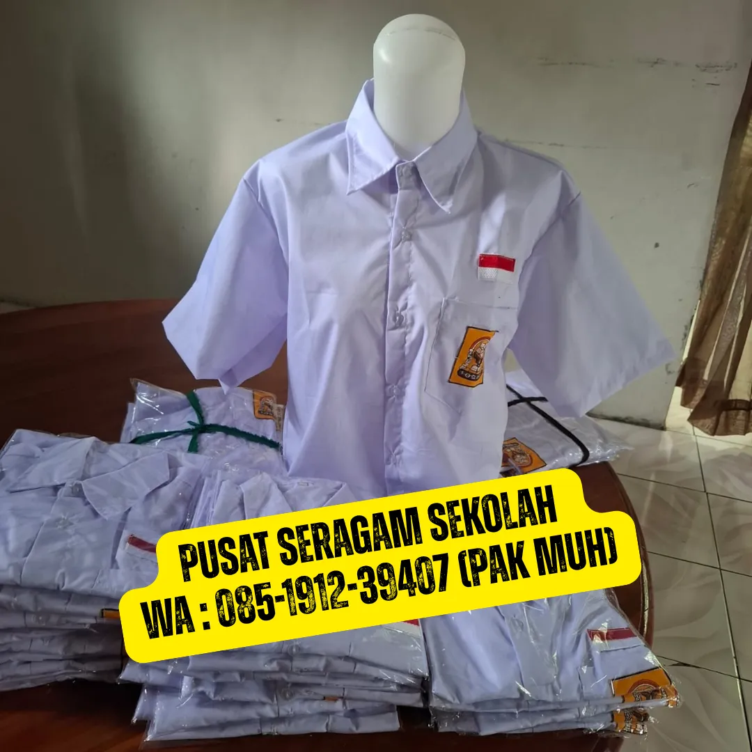 PROMO Jual seragam sekolah sd Lengan Pendek Untuk Hari Senin Bandung JAYA SERAGAM BAROKAH