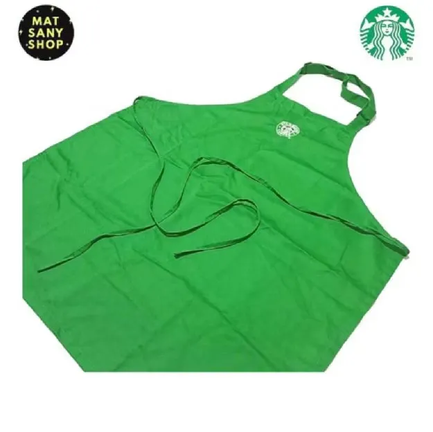 Celemek Green Apron Starbucks Coffee Indonesia Original